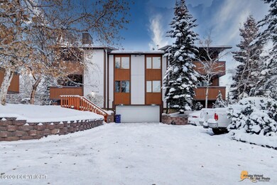 Underground heated garage entrance
