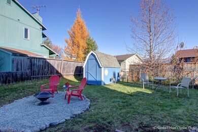 Fenced Yard with Shed