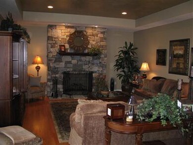 Hearth Room adjacent to dinette area and kitchen  