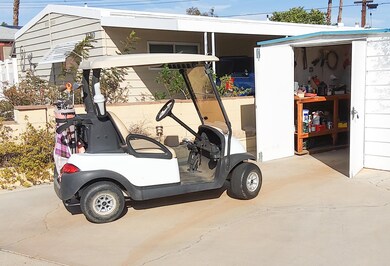 Golf cart shed