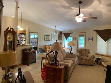 open plan living room
