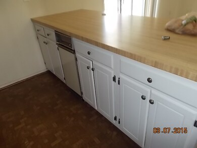 More cabinets and counter space in the kitchen