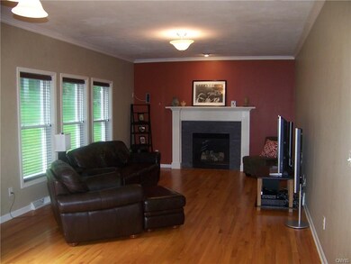 Kitchen opens to the family room for ease of enter