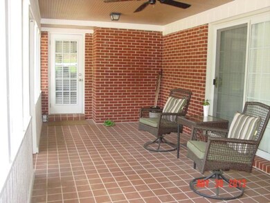 Screened in patio