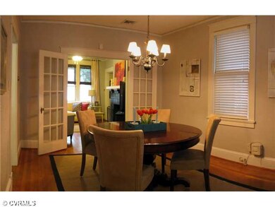 Dining Room - Classic French doors and large openi
