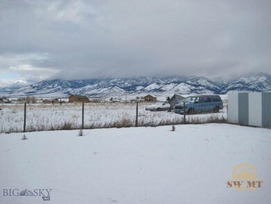 Yard facing Bridger Mtns.