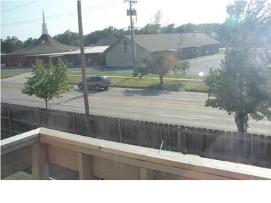 View of Tyler Rd from the balcony.