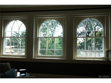 Beautiful architectural windows allow an abundance