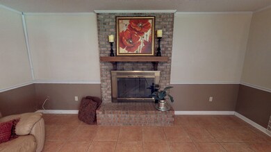 Wood Burning Fireplace