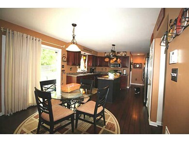 Kitchen. Separate breakfast area with access to pa