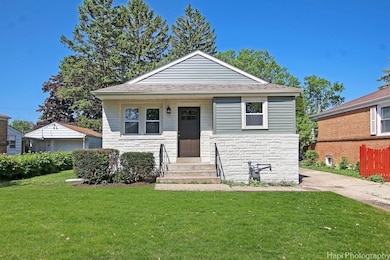 A charming single-story home, nestled in a tranqui