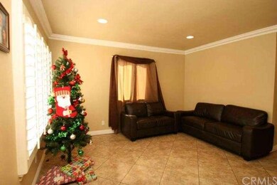 Inviting living room with beautiful newer tile flo
