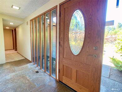 Front door, slate entry 