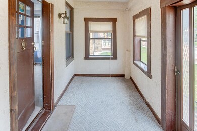 Enclosed front porch