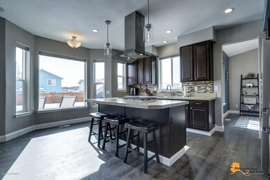 Fabulous sunny island kitchen