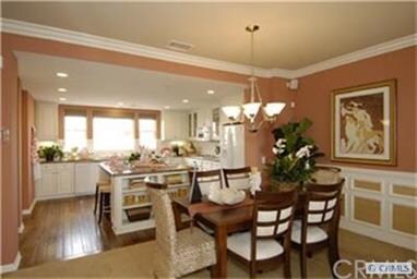 Dining area, as shown in model
