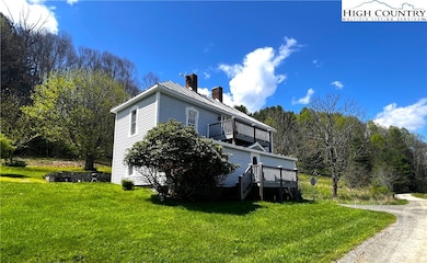 Side view of the house.