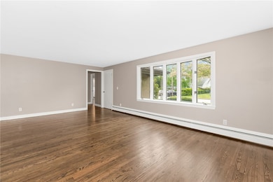 Front entry into living room