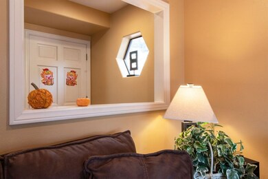 Main entry from living room