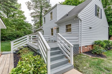 Large deck and covered patio