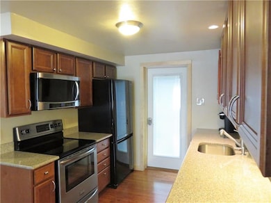 Look at this awesome, new updated galley kitchen w