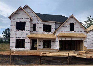 Home under construction. 