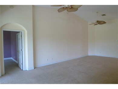 Living room to master suite view