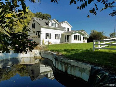 Rear of home overlooking pool.