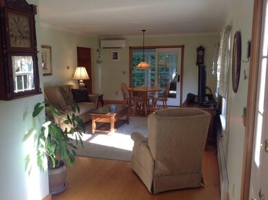 Living room with hardwood floors