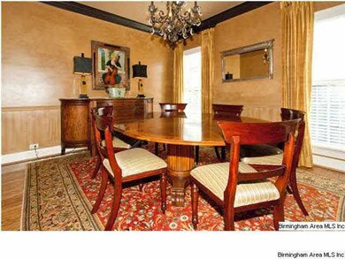 Dining room will accommodate banquet size furnitur