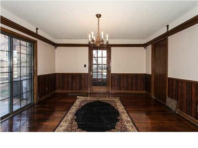 Formal dining room with sliding door to south pati