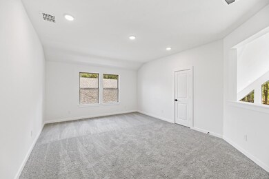 Spacious game room with extra storage.