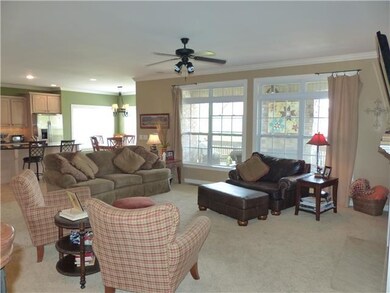 The open floor plan is ideal for large gatherings! 