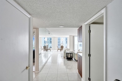 Unit entrance hallway. Large closet on the left.