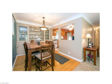 Original built-in china cabinet adds charm to the 