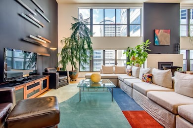 Amazing 20 ft ceilings with views of downtown Nashville.