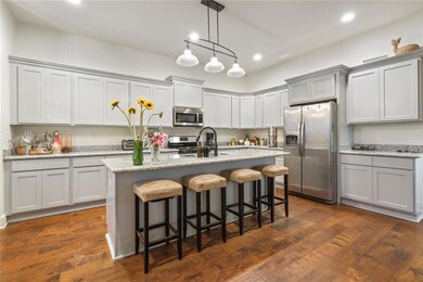 Spacious eat-in kitchen with tons of counter and c