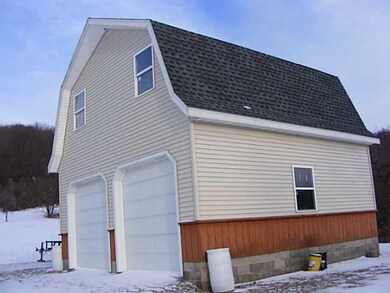 Exterior Front 7 x 9 garage doors