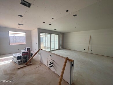 Kitchen, great room, dining area