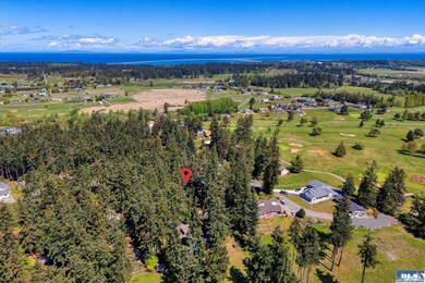 Aerial Shot with Dungeness Golf Course