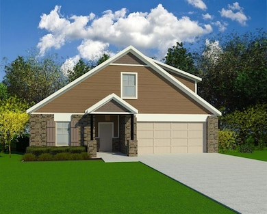 View of front facade featuring a front yard and a 