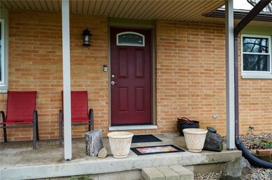 Covered front porch.