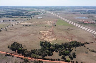 Aerial view of Tract D & E above wooded area