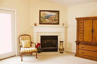 Electric log fireplace