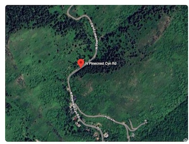 Aerial map of property and surrounding area