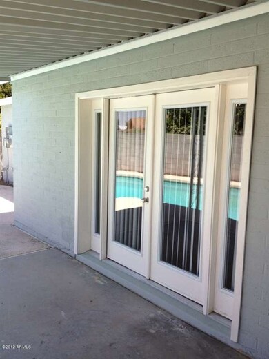 French Doors to pool