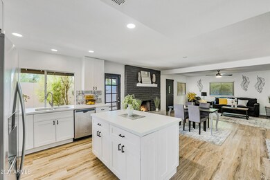 Remodeled kitchen