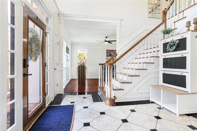 Foyer looking in to the man cave/sitting room.