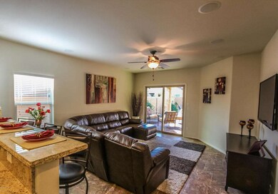 Breakfast Bar over Looking Family Room