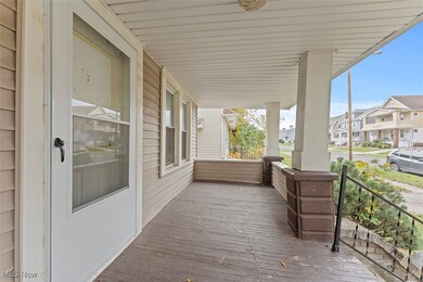 Deck with covered porch